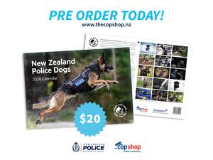 2026 Police Dog Trust Calendar -Pre order now!