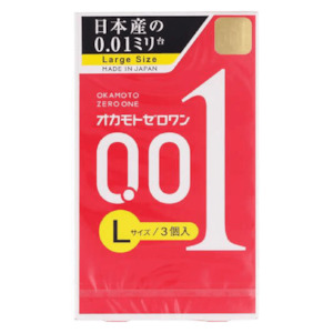 Intimate Item: Okamoto 0.01 Zero One #L size