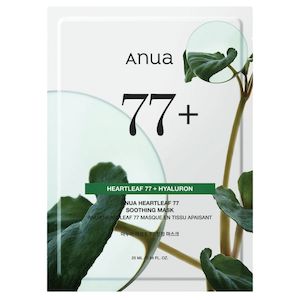Mask: Heartleaf 77% Soothing Sheet Mask 1EA