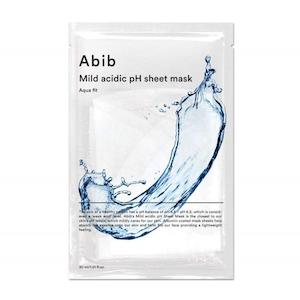 MILD ACIDIC PH SHEET MASK PACK #AQUA FIT 10PCS