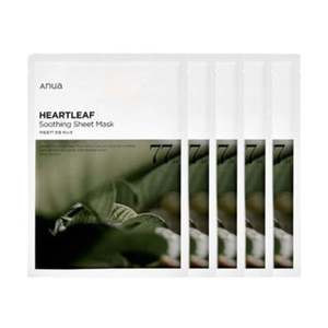 Heartleaf 77% Soothing Sheet Mask 25ml *5ea