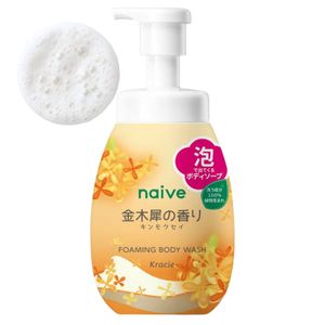 Body: Naive Body Soap Foaming Type Osmanthus Scent 600ml [Limited Edition]