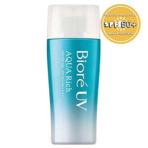 Products: Biore UV Aqua Rich Watery Gel SPF50+ Broad Spectrum 70ml