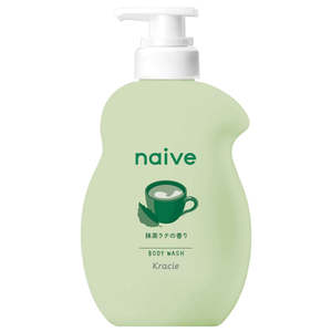 Body: Naive Body Soap Pump -Matcha Latte Scent 530ml