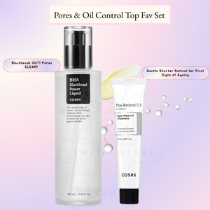 Treatment: Pores & Oil Control Top Fave Set | Retinol & BHA Duo