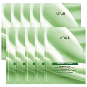 Mask: Heartleaf Cream Mask Night Solution 25ml (10pcs)