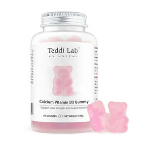 Jelly Drink: Teddi Lab Calcium Vitamin D3 Gummy 60s
