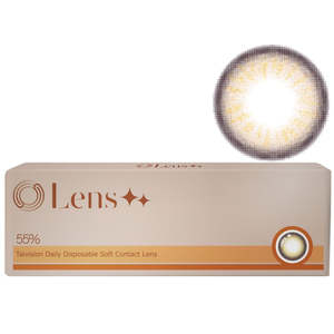 Daily Lens: Halo Orbit With UV Block #Golden Honey (Daily/10P)