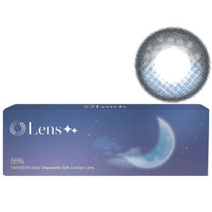 Daily Lens: Lunar Veil With Gravity Drop #Blue Haze (Daily/10P)