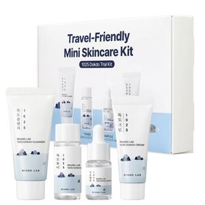 Round Lab: 1025 DOKDO TRIAL KIT (Cleanser 30ml + Toner 20ml + Ampule 10ml + Cream 20ml)
