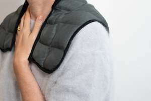 Shrug Heat Bag Shoulder Pain Relief: Shrug Heat Bag - Charcoal (Lupin Seed)