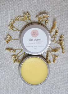 Lip Balm with honey and vanilla (beeswax and natural oils)