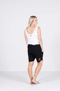 Home Lee: Home-Lee | Black With Pink X Apartment Shorts