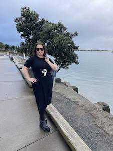 The Cottage Collection | Black - Jasmine Knit Dress