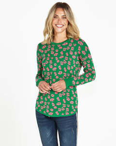 Betty Basics | Cheetah Print - Sophie Knit Jumper Curve