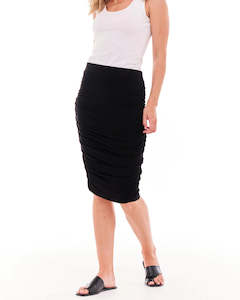 Betty Basics: Betty Basics | Black Nadia Skirt Curve