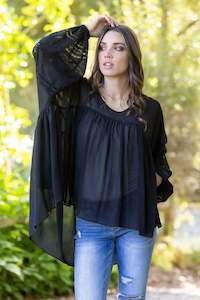 Augustine | Black Libby Top