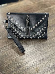Bags: Funky Ted |  Black - Robbie Clutch