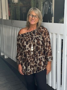 The Italian Closet | Rory Tunic - Silk Leopard