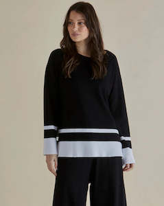 Betty Basics | Eleanor Knit Jumper - Black