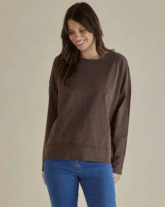 Betty Basics | Roxette Tee - Chocolate