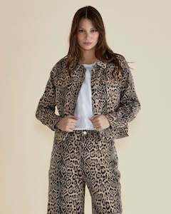 Betty Basics | Lucca Leopard Print Jacket