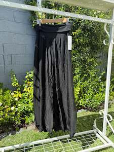 The Cottage Collection | Black Renee Silk Pants