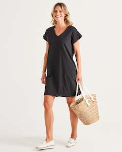 Mini Dresses: Betty Basics | Black Zena T-Shirt Dress