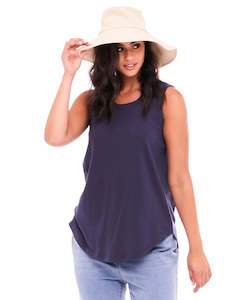 Betty Basics: Betty Basics | Navy Keira Tank