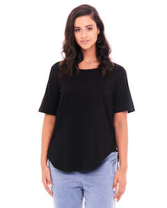 Basics: Betty Basics | Black Ariana Tee