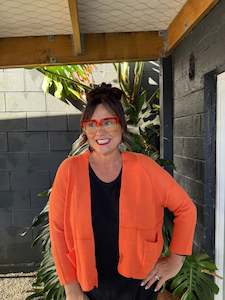 The Cottage Collection | Bree Cardi - Orange