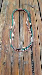 Funky Ted | Green, Mocha & Slate - Alfie Necklace