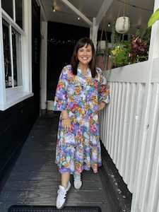 The Cottage Collection: The Cottage Collection | Lilly Dress -  Floral Bloom