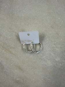 The Cottage Collection | Non-Tarnish Zig Zag Earrings - Silver