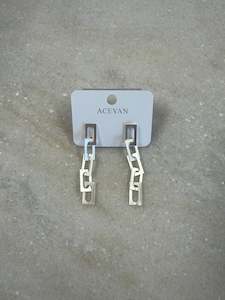 Jewellery: The Cottage Collection | Non-Tarnish  Zig zag Earrings - Silver