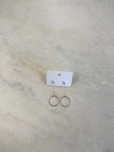 The Cottage Collection | Non-Tarnish Amber Earrings - Silver