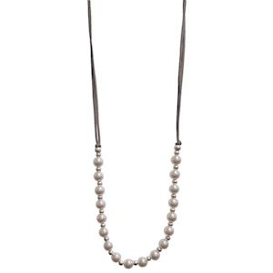The Cottage Collection | Kleya Necklace - Grey