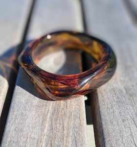 All Bangles Bracelets: The Cottage Collection | Brown Swirl - Maggie Bangle