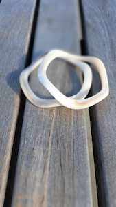 The Cottage Collection | Marble Bone Look Bangle