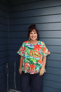 Tops 1: Orientique | Equador Frill Top