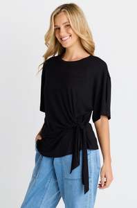Betty Basics | Knot Tee - Black
