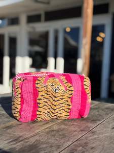 The Cottage Collection | Colour Crush Crimson Tiger Large Pouch