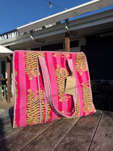 The Cottage Collection | Colour Crush Crimson Tiger Tote Bag