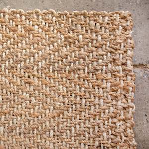 Jute: Chunky Herringbone Weave Jute Mats