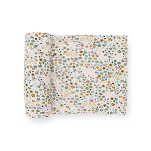 Baby Blanket Wraps: Stretch Knit Single Swaddle - Pressed Petals