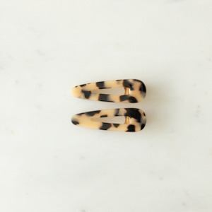 Hair Accessories: Sophie- Curve Clips S/2 - Light Tort