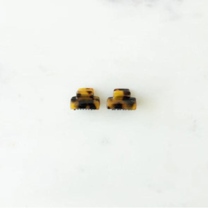 Hair Accessories: Sophie- Claw Clips Mini S/2 - Dark Tort
