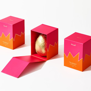 Bennetts - Golden Egg Boxed  - Dark Chocolate With Sea Salt Buttons