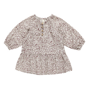 Quincy Mae - Lany Dress - Mauve Ditsy