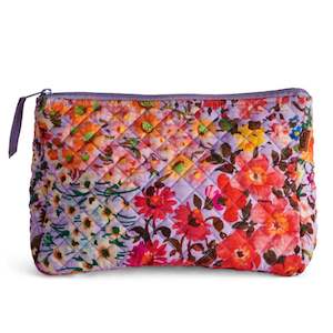 Kip & Co - Toiletry Purse - Forever Floral Lilac Quilted Cotton